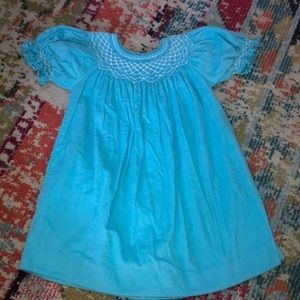 Smocked Pearl Bishop Dress